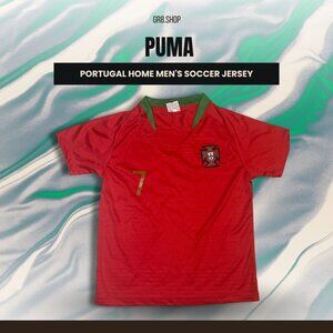 Portugal Home Soccer Jersey Ronaldo #7 Red & Green Kids S Polyester Lightweight